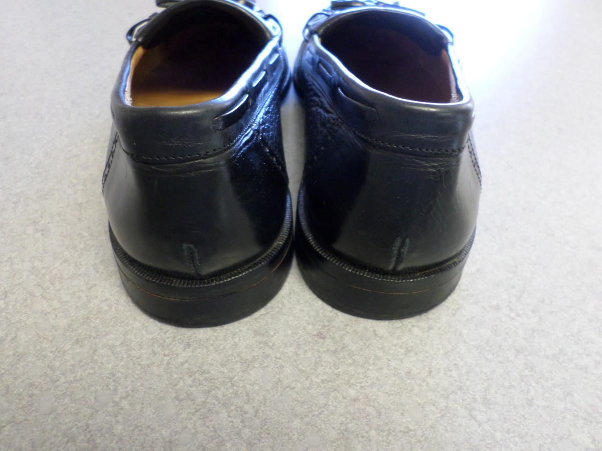 Johnston & Murphy Cellini 15-1701 Hayes Black Kiltie Tassel Loafer Size 10 Johnston & Murphy Cellini Men Brown Black Tassel Kiltie  main image 2
