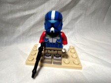 Lego Star Wars Custom Minifigure-BLUE SQUADRON CLONE TROOPER-Fixer