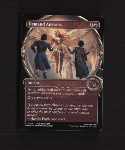 Demand Answers 0306 Murders at Karlov Manor SHOWCASE FOIL Common MTG Card - Picture 2 of 7