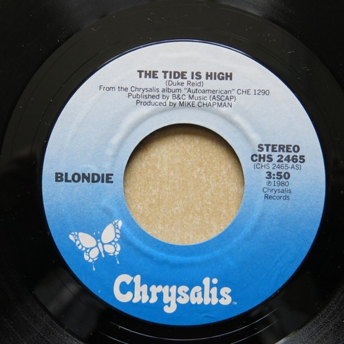 BLONDIE The Tide Is High / Suzy And Jeffrey Original USA 7" Chrysalis 1980 - Bild 3 von 4