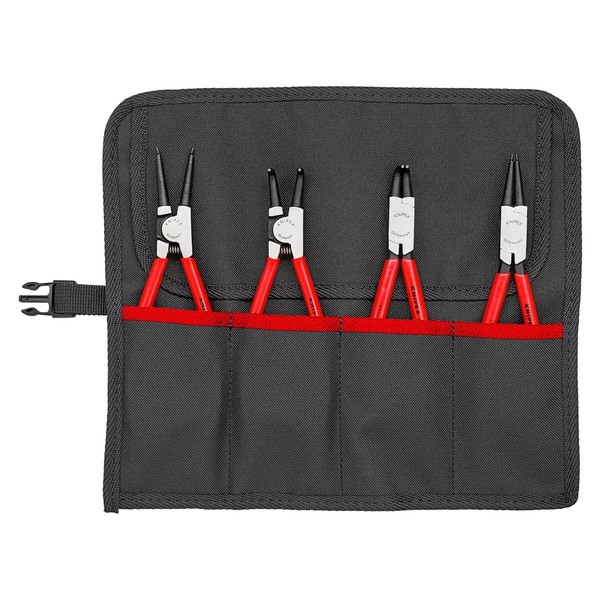 Knipex 00 19 56 Werkzeugtasche BestüCkt 4-Teilig 001956 Sicherungsringzangen-image