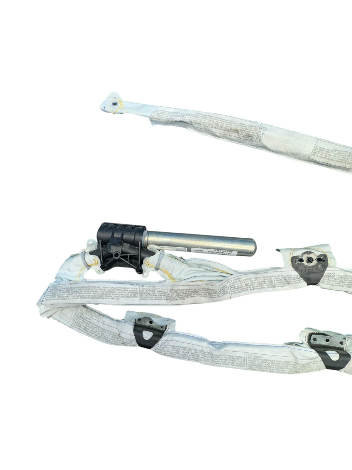 2006-2012 BENTLEY CONTINENTAL GT LH & RH ROOF OVERHEAD CURTAIN AIR BAG SET (2)