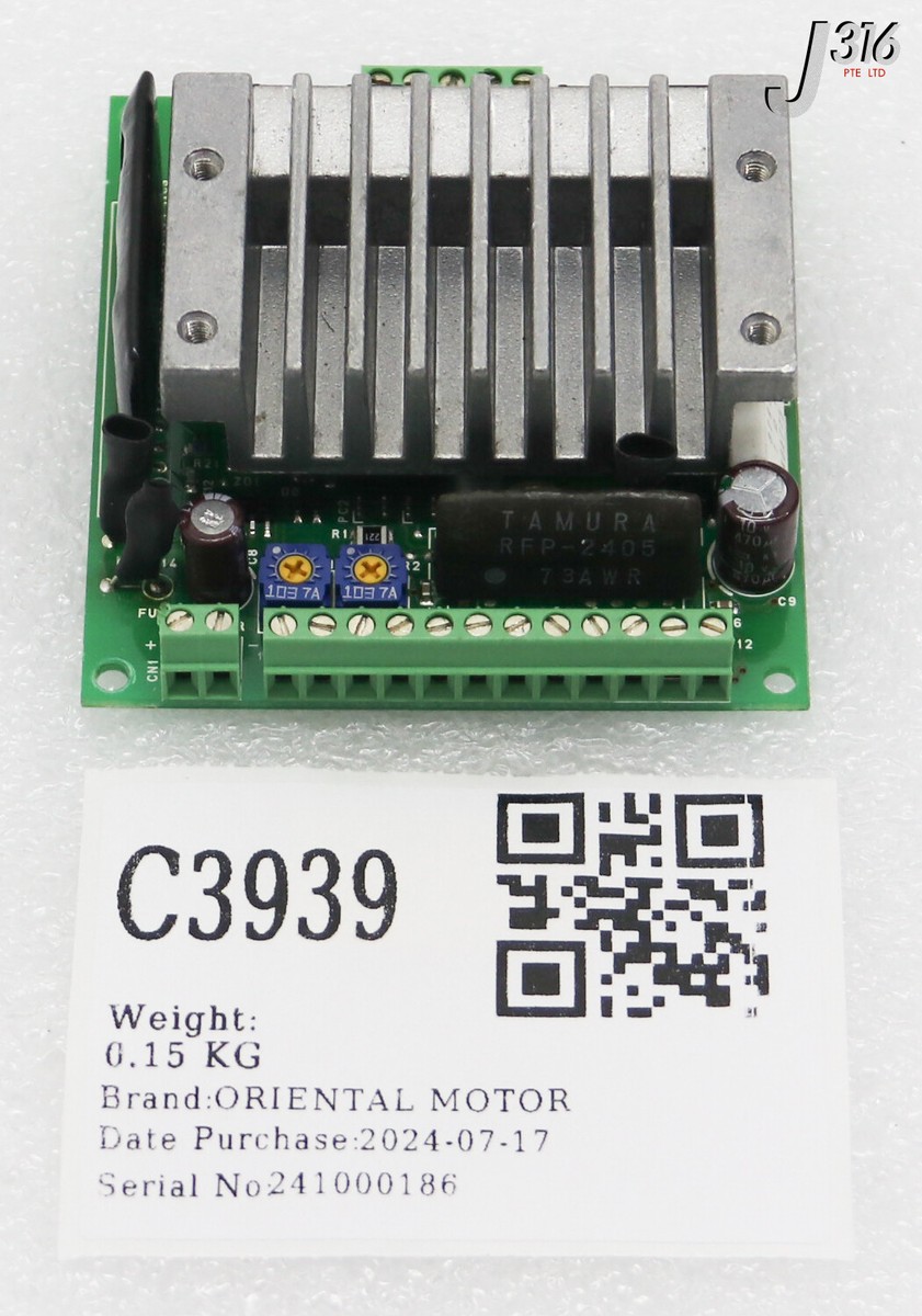 C3939 ORIENTAL MOTOR PCB, 5-PHASE STEPPER DRIVER DRIVE CSD5814N-T