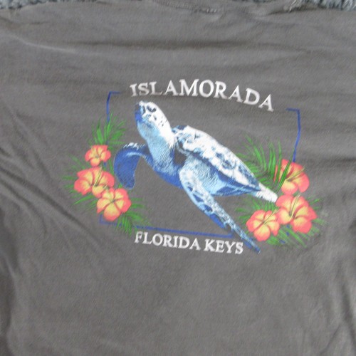 Comfort Colors Shirt Herren Small grau Islamorada Schildkröte Langarm Grafik T-Shirt - Bild 13 von 14