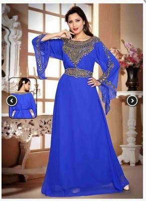 long sleeve beach kaftan