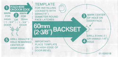 RV Camper Trailer Mobile - Privacy Lockset for bathroom bedroom satin nickel SNS - Bild 5 von 6