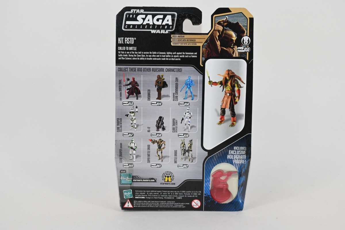 Hasbro 2006 Star Wars Saga Collection Clone Wars Kit Fisto