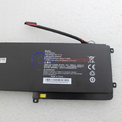 Laptop-Akku Für Razer Blade 14 (2013) – 11,1V, 6400mAh, Kompatibel Mit Modellen RZ09-0102 U.a.