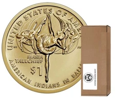 2023 P Native American Dollar 25 Coin Mint roll Maria Tallchief