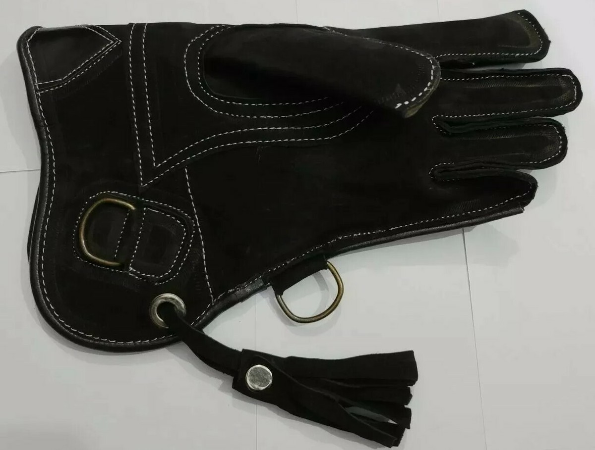 Gant De Fauconnerie Fait Main – Cuir Nubuck Double Épaisseur – Homme/Femme