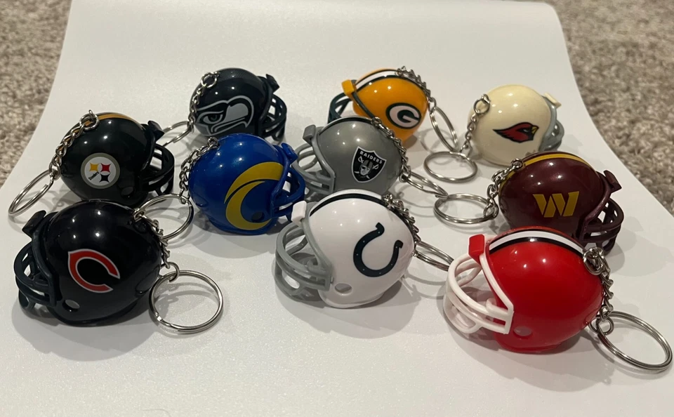 NFL Football Helmet Keychain- Pick Your Favorite Team! - Image 2 of 4
