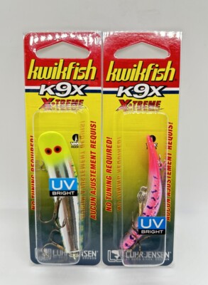 Esca Luhr Jensen Kwikfish Xtreme K9X | Crankbait Argento Per Salmoni - 2 3/4''