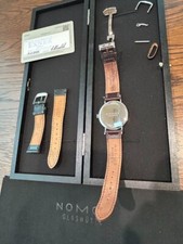 NOMOS TANGENTE 101 Watch Manual 35mm Men's White Dial Round Used From Japan 4
