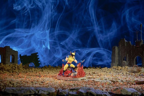 Marvel X-Men Wolverine 4" Kids Animated Cartoon Action Figure Toy Scene 13+ - Picture 5 of 7