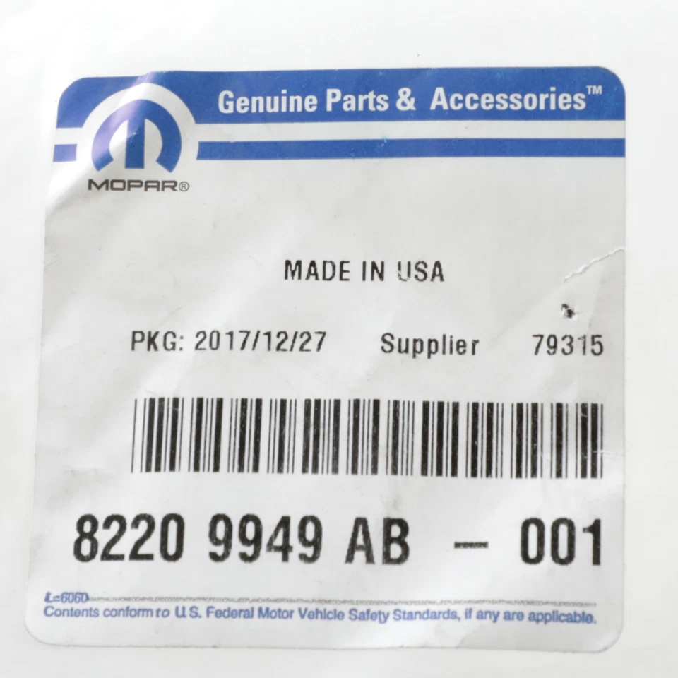 Cubierta de neumático Jeep Wrangler 2013-2017 negra con logotipo Jeep Mopar genuina OEM nueva Foto 3 de 3