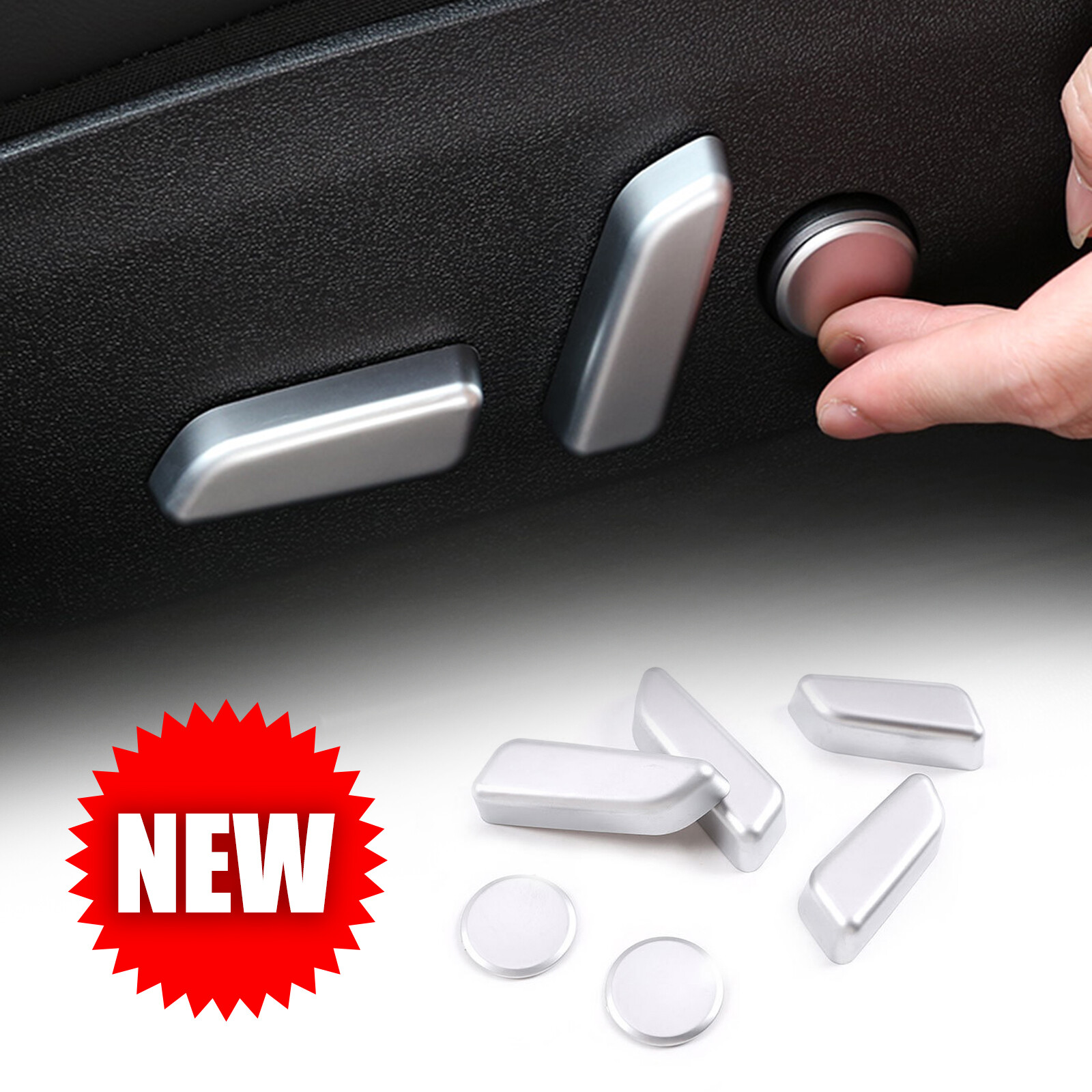 For Tesla Model 3 2017-2021 Car Seat Adjust Button Switch Cover Trim Accessories