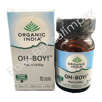 Organic India Oh-Boy 30 Capsules For Men'S Virility And Sexual Stamina