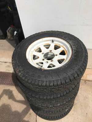 5x 195/80R15 HANKOOK DYNAPRO ATM ALLWETTERREIFEN 5,5x15 STAHL SUZUKI LADA5x139,7