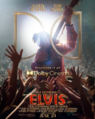 ELVIS POSTER ELVIS PRESLEY BAZ LUHRMANN AUSTIN BUTLER TOM HANKS OLIVIA DEJONGE