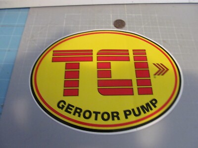 Tci Sticker LARGE TCI GEROTOR PUMP Sticker / Decal ORIGINAL old stock | eBay