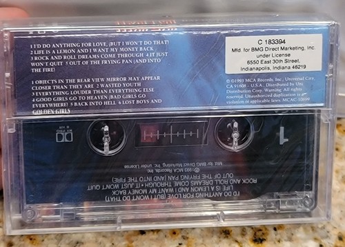 Rare SEALED - MEATLOAF Bat Out Of Hell 1993 MCA cassette tape - Picture 3 of 4