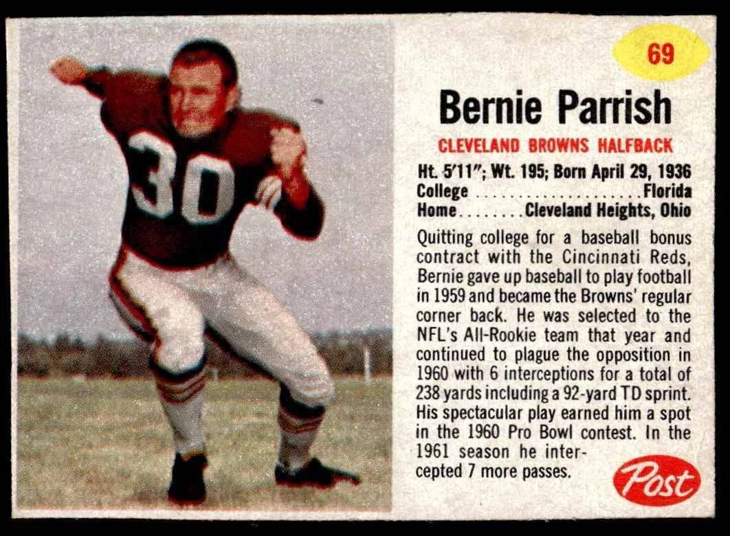 Bernie Parrish home jersey