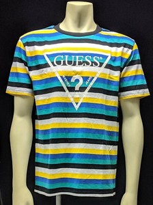 guess oversized striped tee