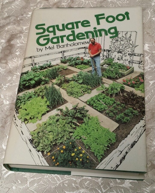 Book 1981 SQUARE FOOT GARDENING Mel Bartholomew (Back Yard, Box & Vine Gardens) | eBay