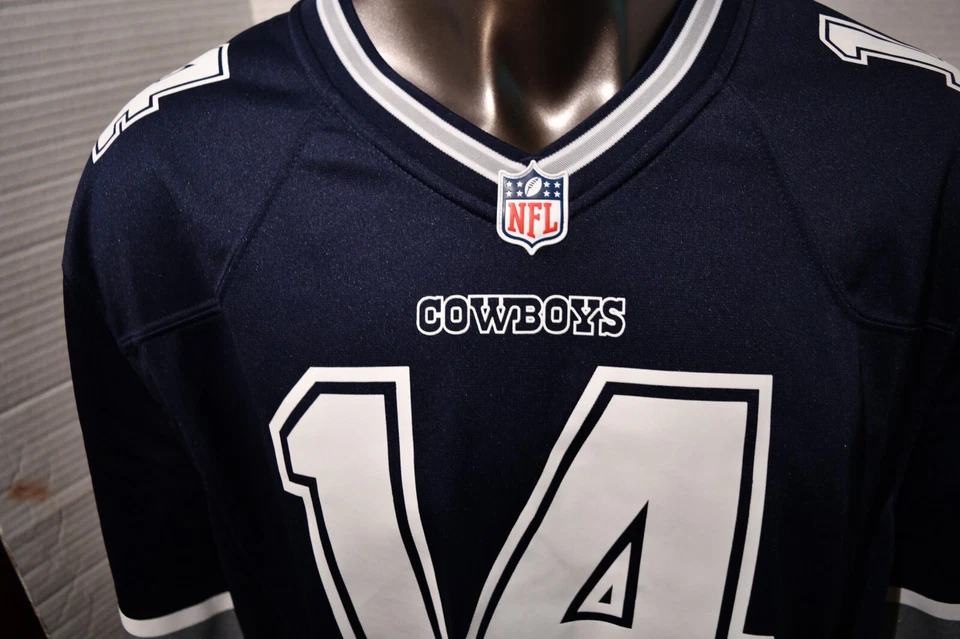 Новые мужские Dallas ковбои Энди Далтон #14 Nike игры Джерси размеров, X-2XL N W ярлык - Изображение 3 из 4