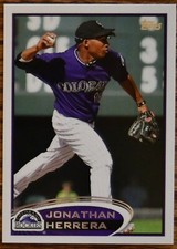 2012 Topps #576 Jonathan Herrera Colorado Rockies