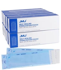 JMU 2.75*10" Sterilizer Bags Self Seal Sterilization Pouches Autoclave 1000pcs