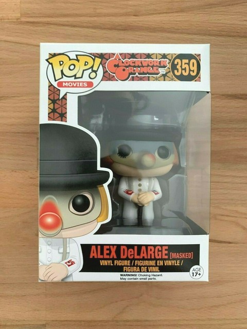 Funko Pop! Clockwork Orange Alex Delarge Masked #359 Hot Topic Rare w/ Protector | eBay
