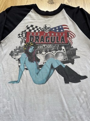 Vintage 1999 Rob Zombie Dragula Band Raglan Shirt | eBay