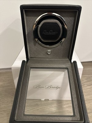 NIB Wolf Designs Module 1.8 Single Watch Winder - Ben Bridge EXCLUSIVE - Black