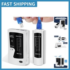 High-Performance RJ45/RJ11 Network Cable Tester with Easy-to-Read Display