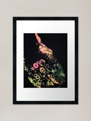 Glofish Gerahmter Kunstdruck Gerahmtes Wandbild Poster Leinwanddruck Bild