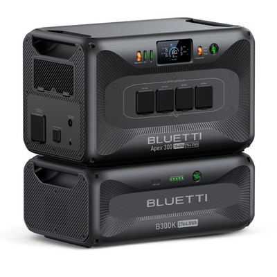 BLUETTI Apex300 B300K Powerstation 3840W AC Solargenerator 5529Wh Solarspeicher