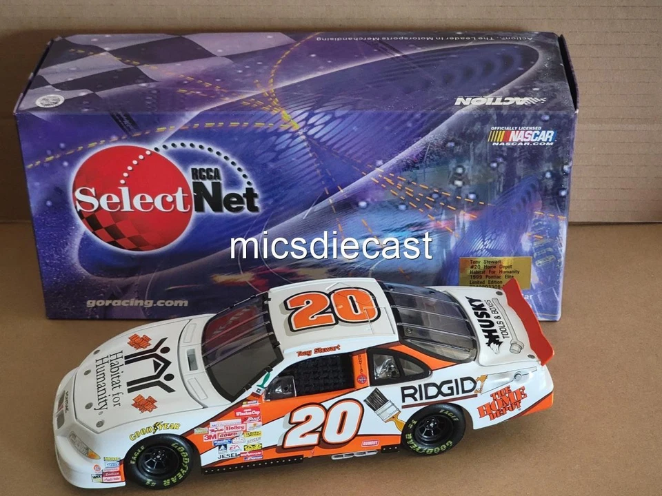 Tony Stewart #20 Habitat For Humanity Elite 1999 de colección 1:24 diecast JGR NUEVO Foto 2 de 4