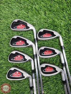 ADAMS TIGHT LIES TL 1012 IRON SET 5-PW,SW UNIFLEX STOCK STEEL GOOD
