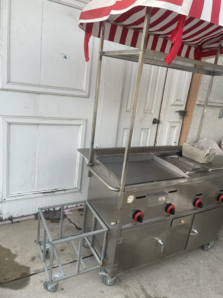 New Mobile Food Cart Removable Shelf - Image 2 of 4