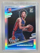 Cade Cunningham 2021 Panini Donruss Optic #1 Holo The Rookies RC