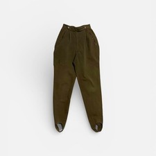 USED 80S ISSEY MIYAKE TAPERED PANTS WITH STRAPS, SIZE 9, BRUSHED TAG ACCEPTABL