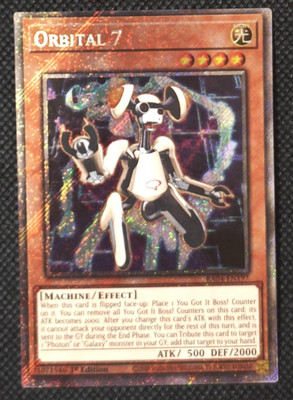 Orbital 7 RA04-EN197 Platinum Secret Rare 1st Edition - Near Mint