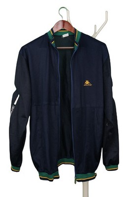 Kappa Track Jacket Navy XL 42-44 in USA Damaged See description