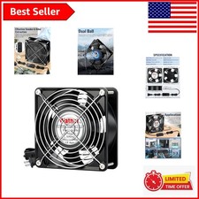 Metal 120mm AC Muffin Fan - Heavy-Duty, High Performance, DIY Cooling Solutions