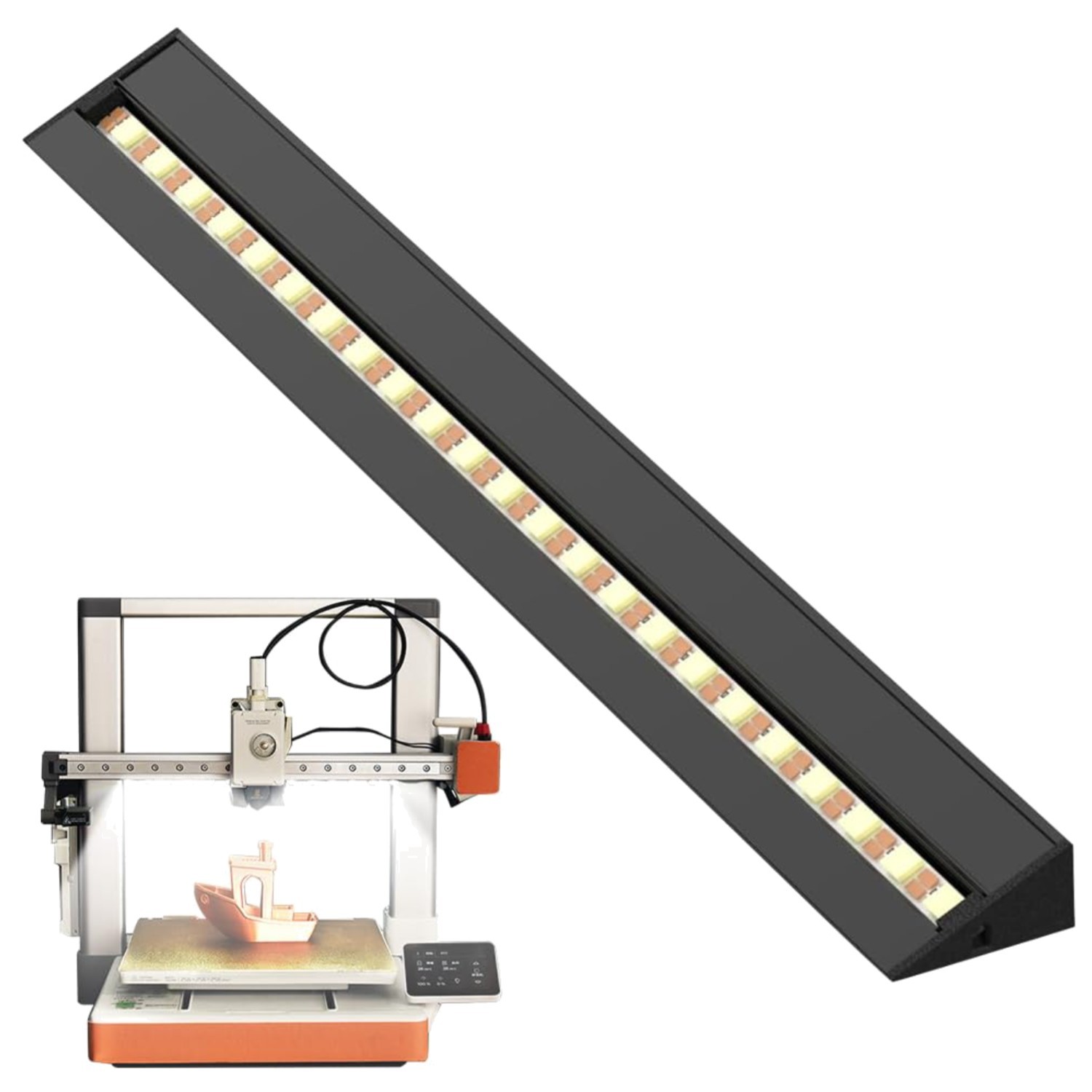 LED Lichtleiste 3D-Drucker Bambu Lab P1S X1C X1E P1P Magnetisch LED Upgrade Kit