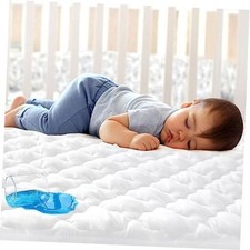 Mini Crib Mattress Protector 38  x24  Mini Crib Mini Crib-38 X 24 Inch 1 White