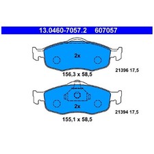Satz Bremsbeläge Bremsklötze vorne für Ford Cougar EC Mondeo 1 GBP BNP | 2429