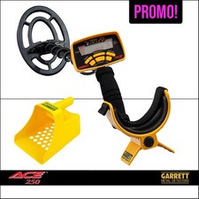 METAL DETECTOR ACE 250 GARRETT PIASTRA 9" CERCAMETALLI PROMO SAND SCOOP PALA TRA