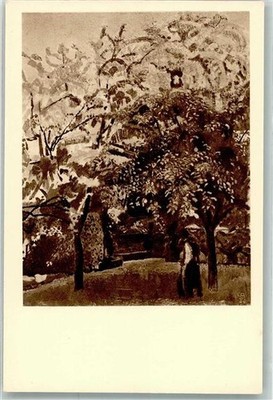 39996766 - Bern sign. Amiet Cuno Fruehsonne 1924 Musee des Beaux Art Kuenstler